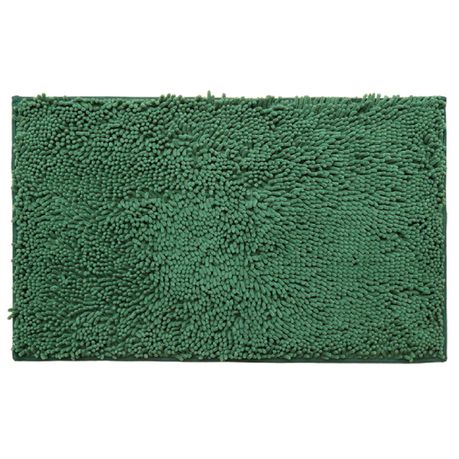 Chenille Microfibre Luxury Bathroom Bath Mat Quick Dry Dark Green Large Buy Online in Zimbabwe thedailysale.shop