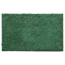 Load image into Gallery viewer, Chenille Microfibre Luxury Bathroom Bath Mat Quick Dry Dark Green Large
