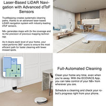 Load image into Gallery viewer, Ecovacs Deebot N8+ Robot Vacuum Cleaner - dToF LiDAR, 110min Runtime
