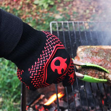 Load image into Gallery viewer, Yowie - Braai Gloves / Oven Mitts - Extreme Heat Resistance to 500C (Black)
