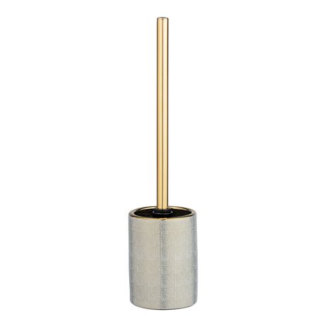 Wenko – Toilet Brush – Nuria Range – Gold/White - Ceramic Buy Online in Zimbabwe thedailysale.shop