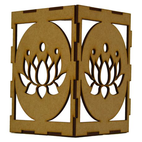 Candle Holder Lantern Lotus Flower Magic Shadow Box Buy Online in Zimbabwe thedailysale.shop