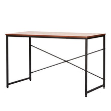 Load image into Gallery viewer, Gretmol 1.2m Minimalist Office Desk - Dark Brown &amp; Black
