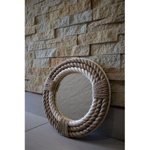 Load image into Gallery viewer, Coastal Hand Crafted Round Mirror
