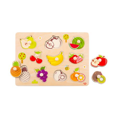 Nuovo Know Your Fruits Puzzle - Wooden Set Buy Online in Zimbabwe thedailysale.shop