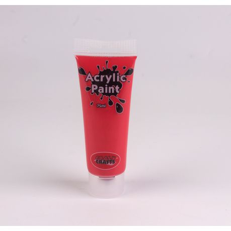 Crazy Crafts Acrylic Paint - Red