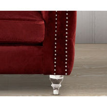 Load image into Gallery viewer, LUX Studded 2 Seater Soda Red
