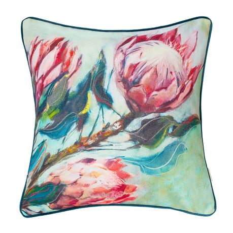 Jumarie From The Heart 3 Protea Medley 50x50 Floral Scatter Cushion Cover Buy Online in Zimbabwe thedailysale.shop