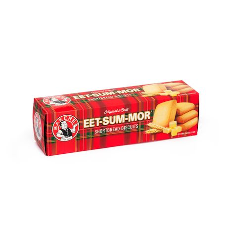 Bakers EET-SUM-MOR Shortbread Biscuits Box - 12 x 200g