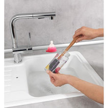 Load image into Gallery viewer, Wenko - Washing-Up Brush - Silicone &amp; Beechwood - Grey
