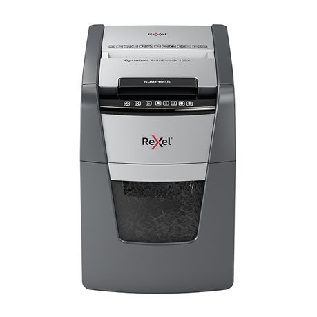 Rexel Optimum AutoFeed+ 100X P4 Cross - Cut Shredder