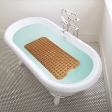 Load image into Gallery viewer, Non-Slip PVC Bathroom Bath/Shower Mat Polka Dot Texture Brown Extra Large
