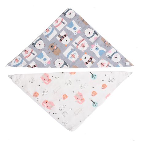 All Heart 2 Pack Baby Bib Clothes With Snowmen And Animals Prints Buy Online in Zimbabwe thedailysale.shop