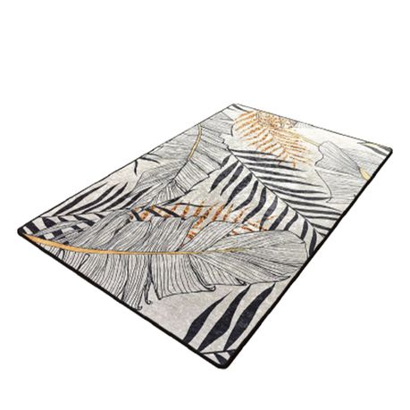 Aesthetic Plant Motif Non-Slip Modern Abstract Area Rug Carpet Buy Online in Zimbabwe thedailysale.shop