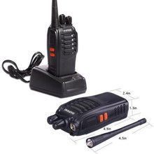 Load image into Gallery viewer, Long range walkie talkie UHF handheld two way radio
