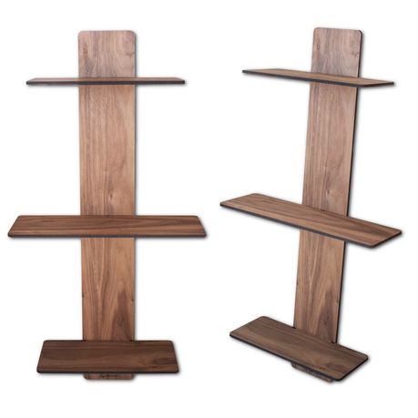 db Creative - Triplet Wall Display Shelf (Walnut)