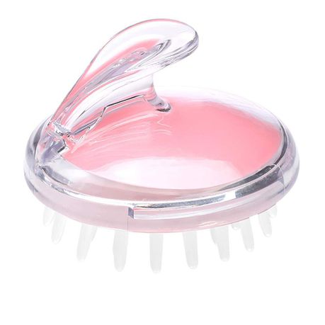 Hubbe Silicone Scalp Shampoo Massage Brush - Pink Buy Online in Zimbabwe thedailysale.shop