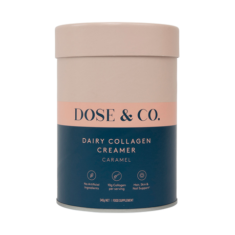 Dose & Co Dairy Collagen Creamer Caramel 340g Buy Online in Zimbabwe thedailysale.shop