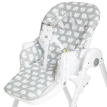 Load image into Gallery viewer, George &amp; Mason Baby - High Chair - White &amp; Grey Elephant
