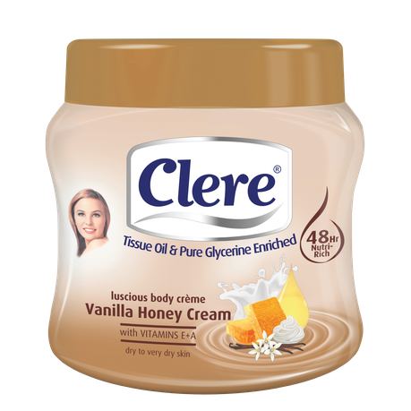 Clere Body Crème - Vanilla Honey 300ml Buy Online in Zimbabwe thedailysale.shop