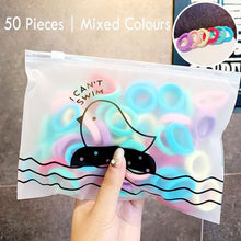 Load image into Gallery viewer, 50 Piece Ponytail Holders Elastic Hair Ties Accessories Girls Hair Bands
