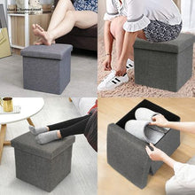 Load image into Gallery viewer, Urban Lifestyle Trend Storage Stool – Large - Grey
