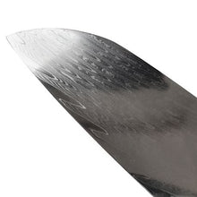 Load image into Gallery viewer, Hestia Damascus Steel Santoku Chef&#39;s Knife 18cm – Resin &amp; Wood Handle
