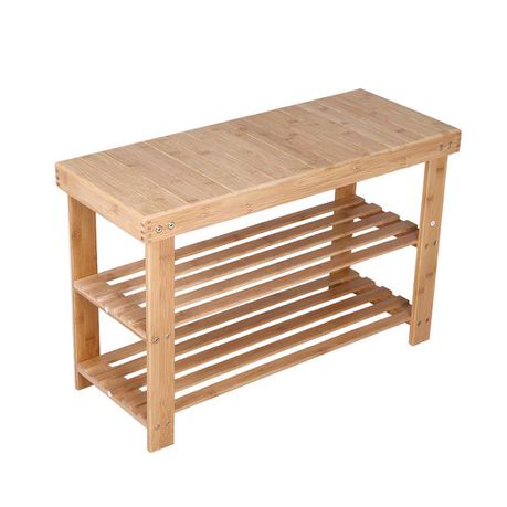 College Originals Multi-Functional Bamboo Bench Organizer Storage Shelf Buy Online in Zimbabwe thedailysale.shop