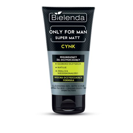 Bielenda - Only For Men Super Mat Cleansing Gel Buy Online in Zimbabwe thedailysale.shop