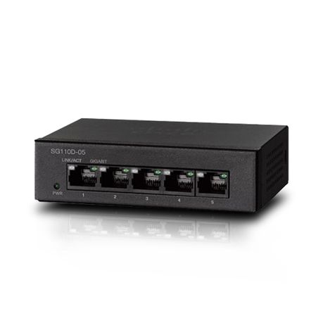 SG110D-05 5 Port Gigabit Desktop Switch