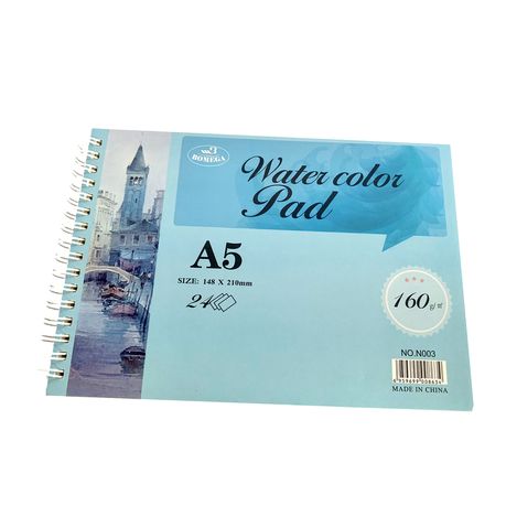 A5 Water Colour Pad - 24 sheets Buy Online in Zimbabwe thedailysale.shop