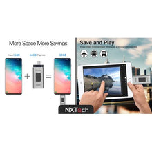 Load image into Gallery viewer, NXTech 64GB 4-in-1 OTG Multifunction USB Flash Drive Type-C/iPhone/Micro
