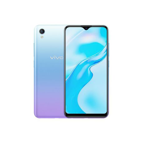 Vivo Y1s  32GB Dual Sim - Aurora Blue Buy Online in Zimbabwe thedailysale.shop