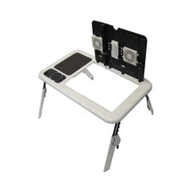 Load image into Gallery viewer, Fine Tech Folding E-Table Cooling Fan USB Desk
