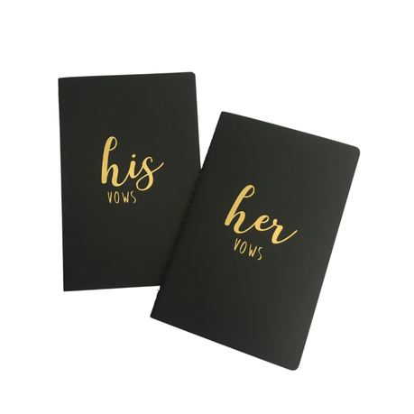 Love & Sparkles His & Her Wedding Vow notebook keepsakes Buy Online in Zimbabwe thedailysale.shop