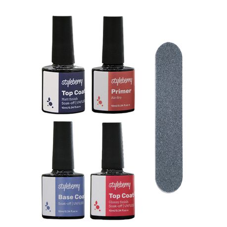 Styleberry 5 Piece Nail Gel Essentials Kit Buy Online in Zimbabwe thedailysale.shop