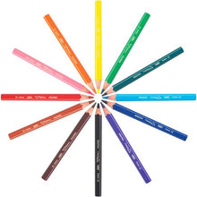 Load image into Gallery viewer, BIC Kids Evolution Triangle 12 Colour Pencils -Easy to sharpen
