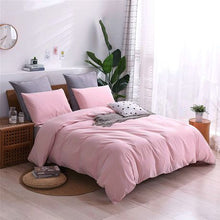 Load image into Gallery viewer, Wrinkle Resistant Egyptian Comfort Duvet Cover - Cool Flower Pink - Queen
