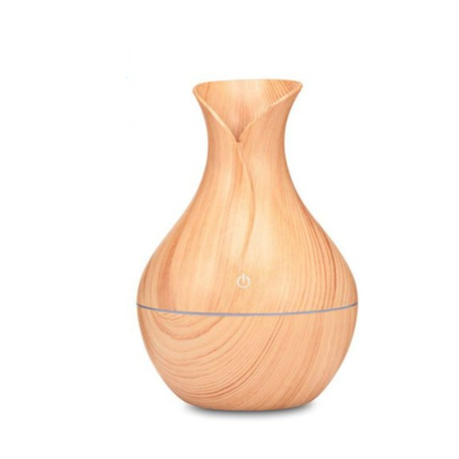 Ultrasonic Aroma Humidifier with Colour Changing - Light Brown Buy Online in Zimbabwe thedailysale.shop