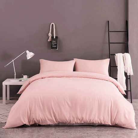 Wrinkle Resistant Egyptian Comfort Duvet Cover - Cool Flower Pink - Queen Buy Online in Zimbabwe thedailysale.shop