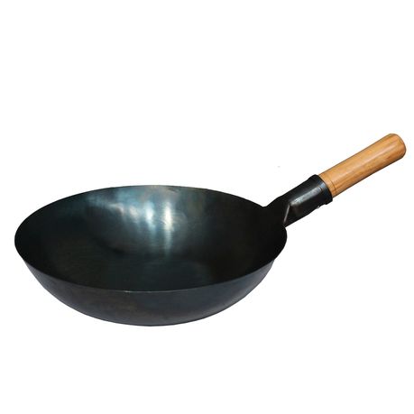 HouzeComfort Traditional Hammered Chinese Stir Fry Wok with Round Bottom Buy Online in Zimbabwe thedailysale.shop