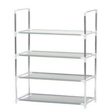 Load image into Gallery viewer, Gretmol 4 Tier Stackable Shoe Rack - Grey
