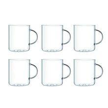 Load image into Gallery viewer, Leonardo Glass Mug with Handle Transparent NOVO 570ml – Set of 6
