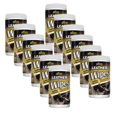 Shield Leather Care Wipes - Pack of 12 Buy Online in Zimbabwe thedailysale.shop