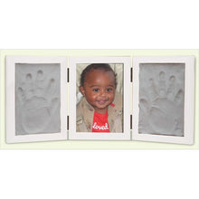 Load image into Gallery viewer, White Three Frame and Clay Handprint Kit
