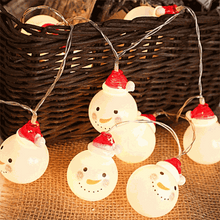 Load image into Gallery viewer, Snowman LED String Lights
