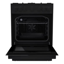 Load image into Gallery viewer, Hisense-600mm 4 Burner Gas/Electric Stove-Black
