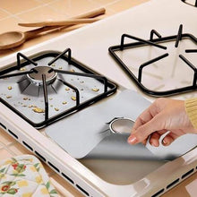 Load image into Gallery viewer, Kitchen Gas Stove Protector Cooker Cover Liner Mat 4 Set
