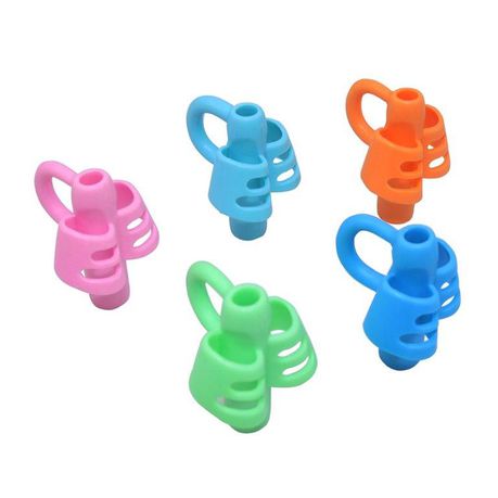 GNH Kid - Pen / Pencil 3 Finger Grip Holder Ergonomic Design - 5 pack