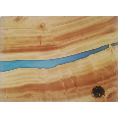 Into The Wood - Birdseye Poplar and Blue Resin Serving Board Buy Online in Zimbabwe thedailysale.shop